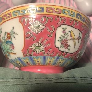 two cute hummingbird bowls